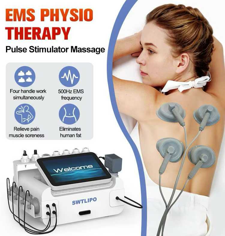 SWTLIPO 3-in-1 Shockwave + EMS + Pressotherapy Machine — Pain Relief, Muscle Recovery & Lymphatic Drainage | NEWBELLE
