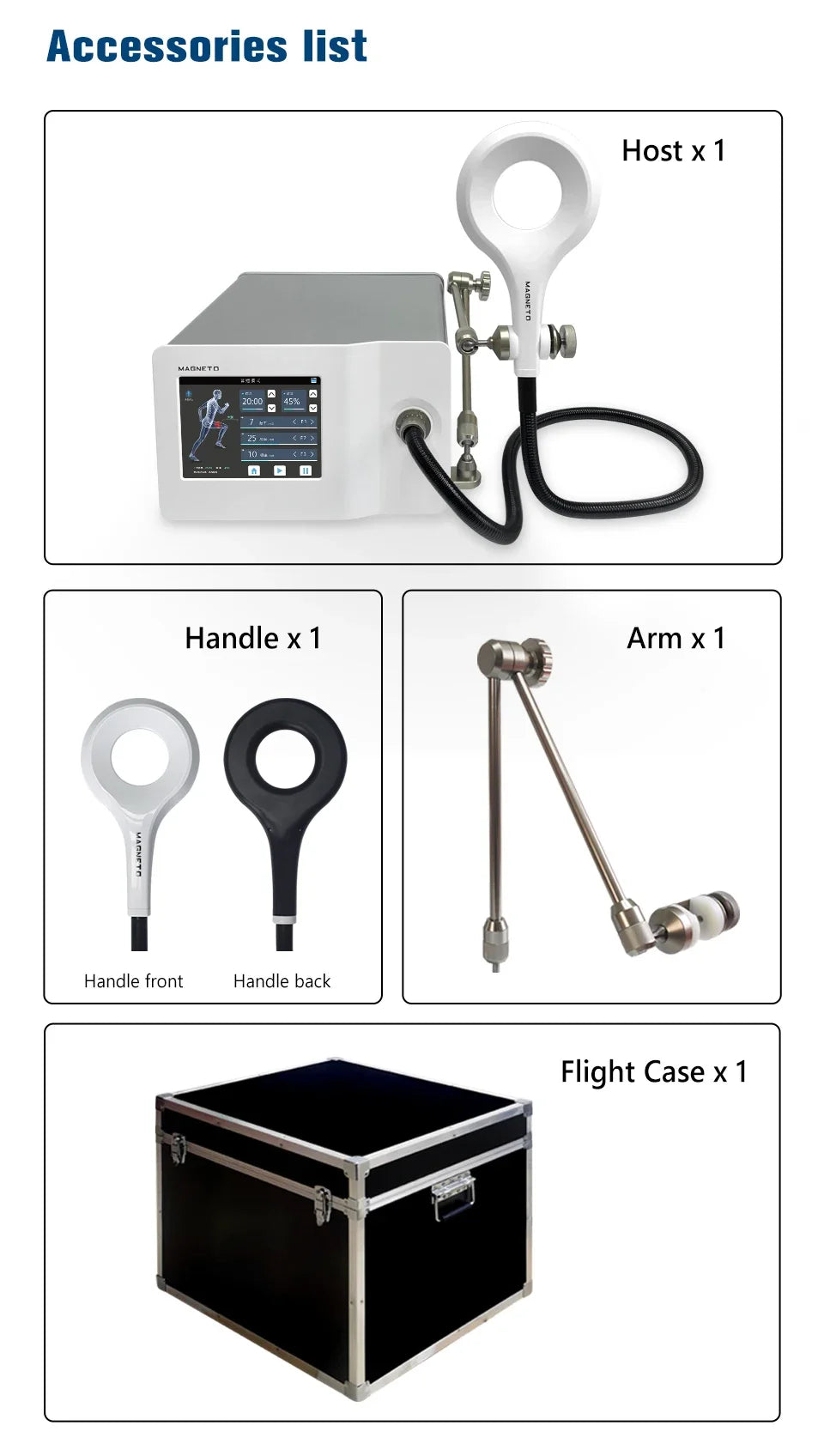 EMTT Magneto Transduction Magnetic Therapy for Pain Relief Sport Injuries Treatment Electric Body Massager Machine