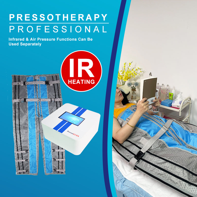Pressotherapy 16 Chamber pressluxx pressure Lymphatic Drainage Machine with Infrared & Dynamic Air Compression