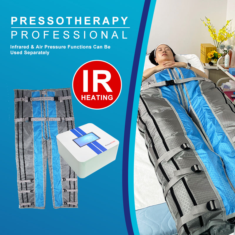 Pressotherapy 16 Chamber pressluxx pressure Lymphatic Drainage Machine with Infrared & Dynamic Air Compression