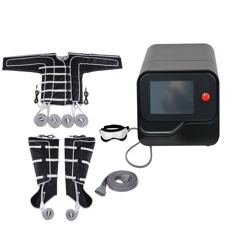 24 air bags air compression massager full body suit pressure therapy pressotherapy machine detoxification