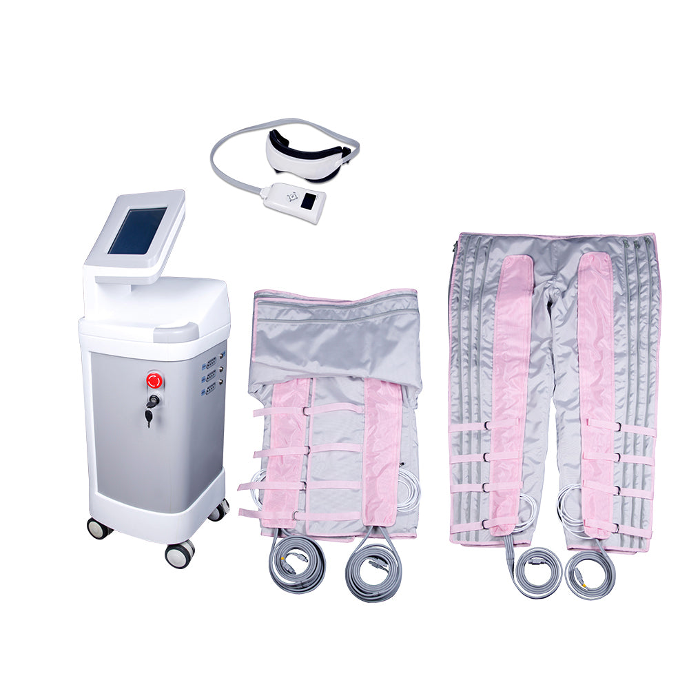 BR616 Infrared FIR heating Pressotherapy Lymphatic Drainage Machine with Eye Massage slimming