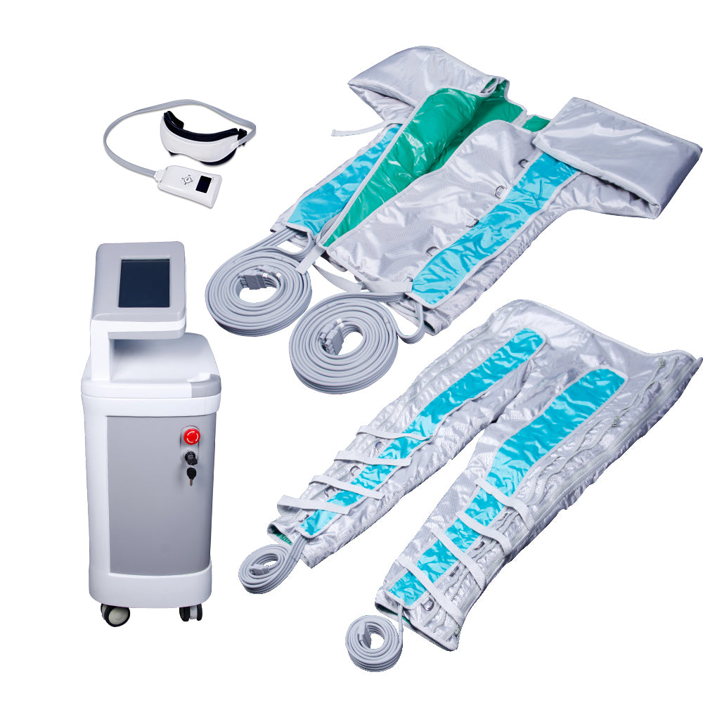 BR616 Infrared FIR heating Pressotherapy Lymphatic Drainage Machine with Eye Massage slimming