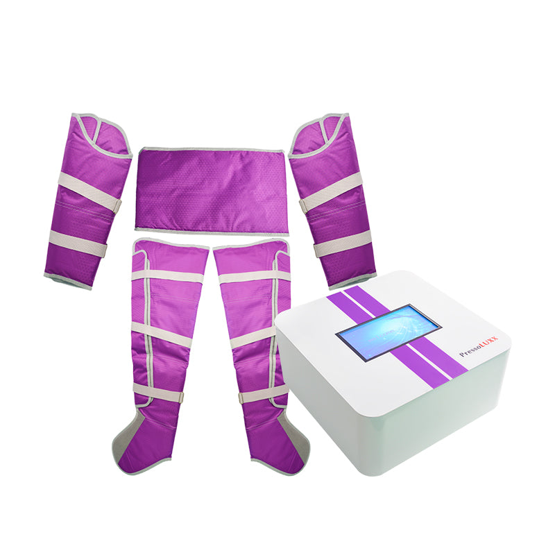 16 airbags Pressotherapy muscle recovery device Máquina de terapia infrarroja con traje de presión de aire y drenaje linfático Pressluxx de