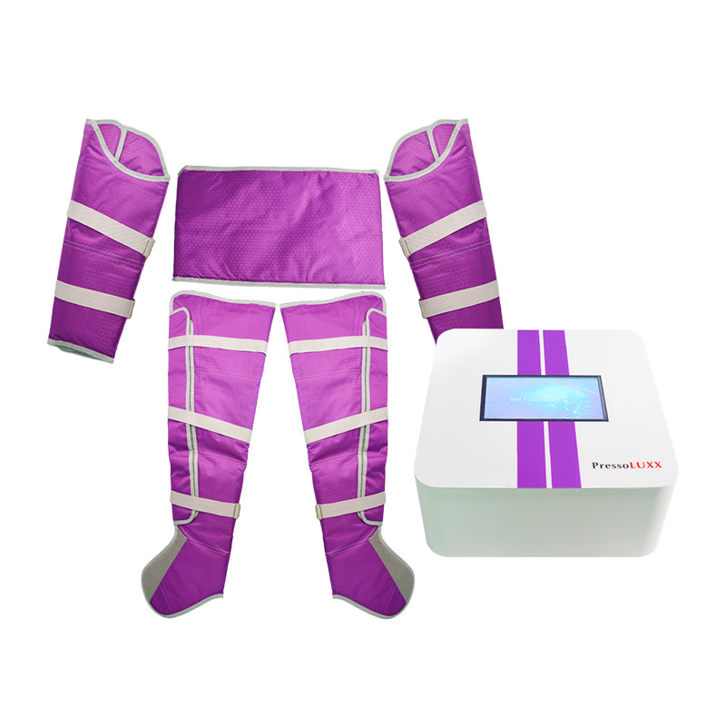 16 airbags Pressotherapy muscle recovery device Máquina de terapia infrarroja con traje de presión de aire y drenaje linfático Pressluxx de