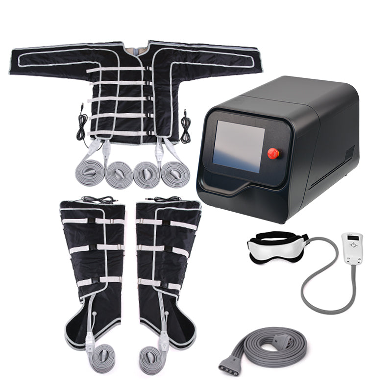 24 air bags air compression massager full body suit pressure therapy pressotherapy machine detoxification