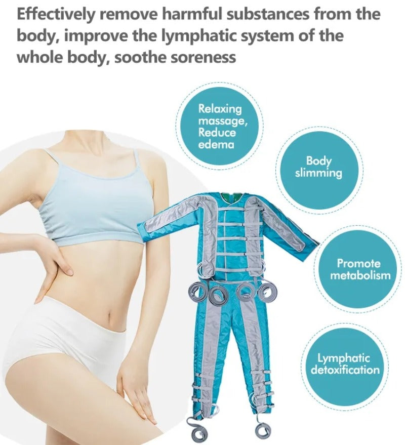 Space Suit full body massage recovery Pressotherapy Machine relax lymph Lymphatic Drainage Slimming System