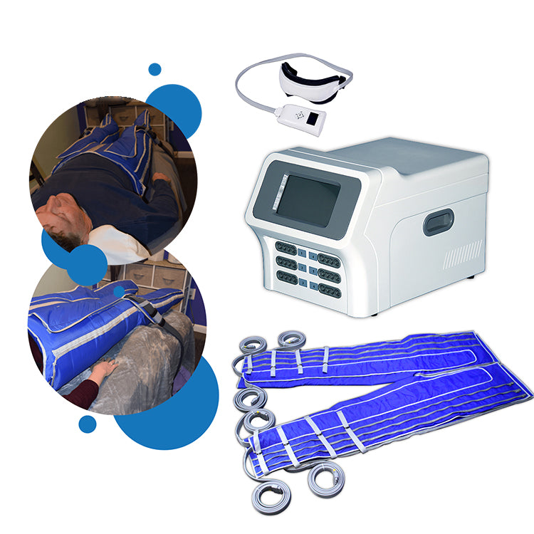 BR615 High Waist Pressotherapy Suit | 24 Air compression Chambers Lymphatic Drainage Massage detox therapy Machine