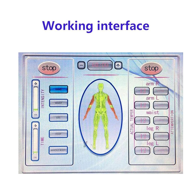 Professional body slimming Pressotherapy Lymphatic Drainage 360 mmHg Air Pressure Suit Infrared Therapy Weight Loss detox,massage Machine wellness SA06A