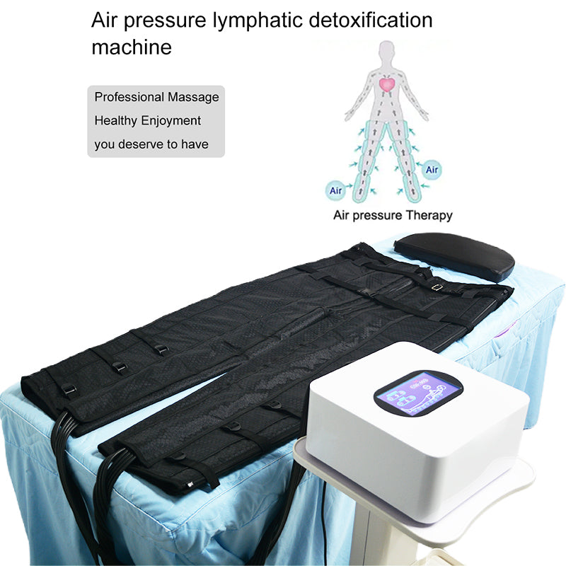SA06B Black Boots legs Air pressure Masaje de presoterapia Lymphatic Drainage Machine – Professional pressotherapy