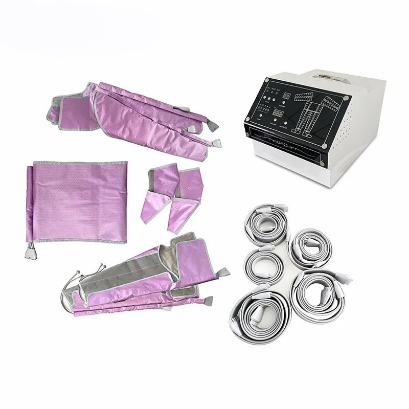 44 airbags pressotherapy Lymphatic Drainage Air Compression presoterapia pneumatic massage Massager Machine body detox relaxation