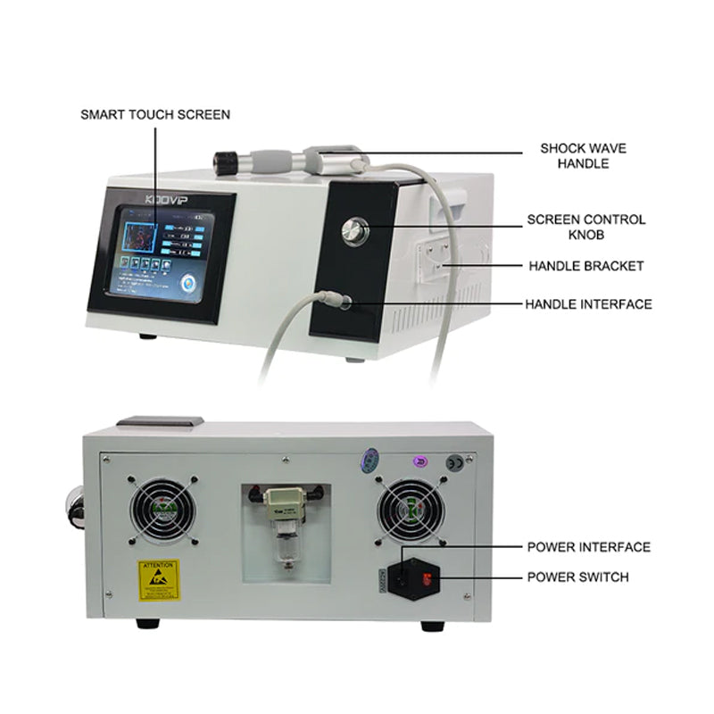 Extracorporeal Shockwave Therapy Machine – 8 Bar, 10Hz, Portable Device for Pain Relief & Rehab– SW600